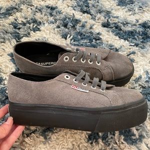 Suede Platform Superga Sneakers